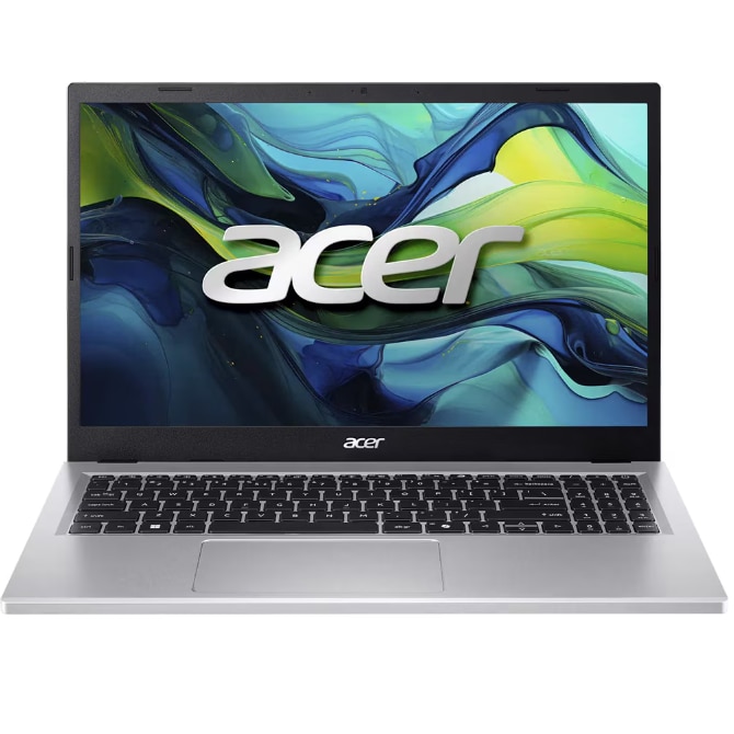 Laptop Acer Aspire Go 15 cu procesor Intel Core i7-13620H, 15.6 inch, RAM 16 GB DDR5, SSD 512 GB, Intel UHD Graphics, Windows 11 Pro, Pure Silver