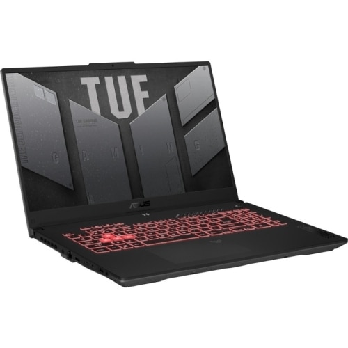 Laptop ASUS TUF Gaming FA707NUG-HX180MXM, AMD Ryzen 7 7445HS, 17.3 inch, RAM 32GB, SSD 1TB + 1TB, nVidia GeForce RTX 4050 6GB, No OS, Mecha Grey