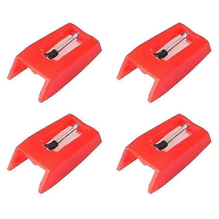 4 darab felvevőtű készlet, piros, 1.8x1cm