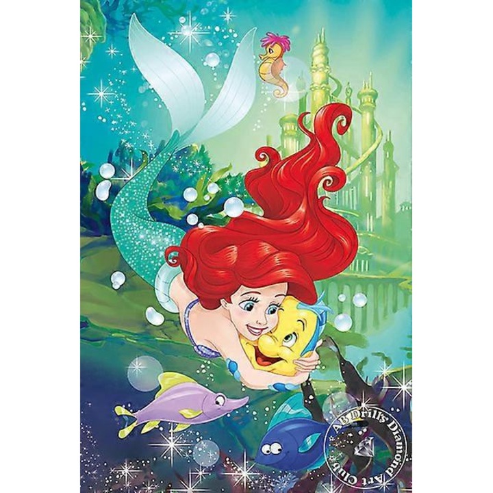 Tablou diamant 5D, 30x40cm, rhinestones, set unelte inclus