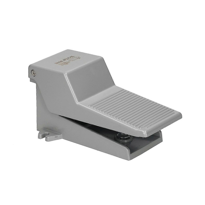 Vana pneumatica cu pedala, 5 cai, 2 pozitii, 1/4 inch, otel carbon, gri, dimensiuni 172x72x90mm