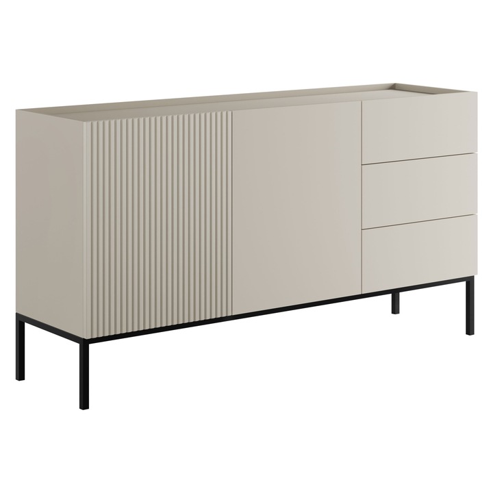 Comoda living Zulek 150 2D3SZ, MIRJAN 24, casmir, 42x150x80 cm