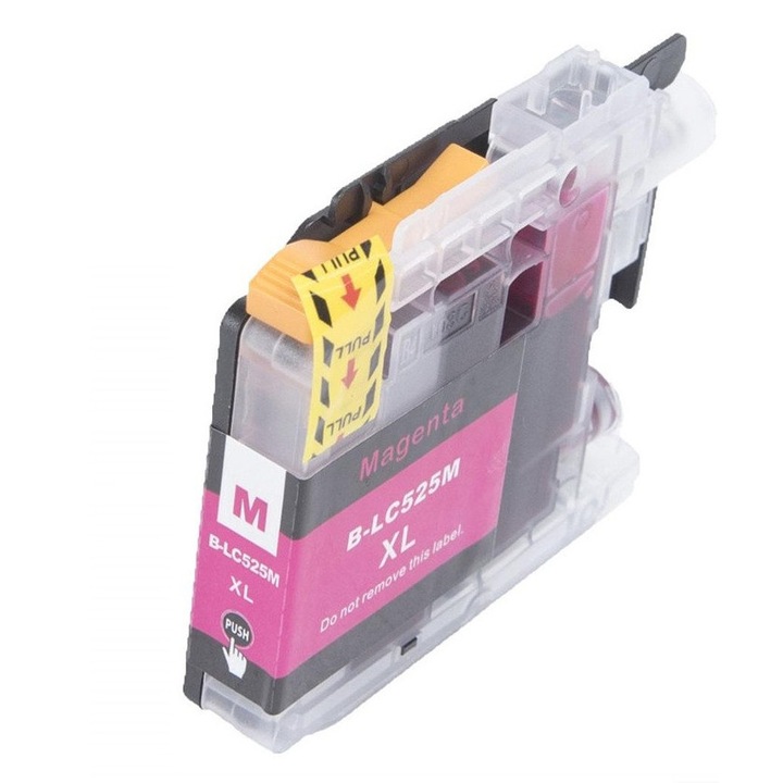 Kompatibilis tintapatron Brother LC525XL LC 525XL LC-525XL, magenta, 16 ml, BROTHER DCP-J100 DCP-J105 MFC-J200 készülékekhez