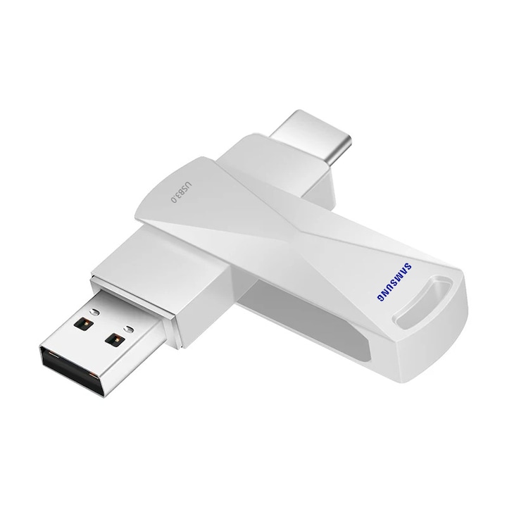 Type-C USB флаш устройство с 2 в 1 1TB високоскоростен USB3.0 интерфейс за компютър, мобилен телефон, метален мини Pen Drive