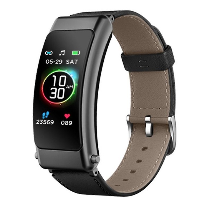 Bratara fitness, monitorizare ritm cardiac si oxigen in sange, 2.2x1.3cm