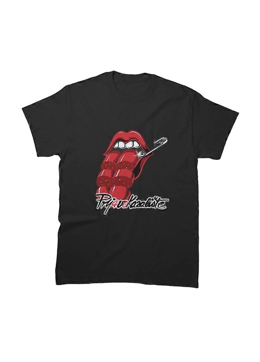 Ferfi polo, Prljavo Kazaliste mintaval, pamut, Többszínű