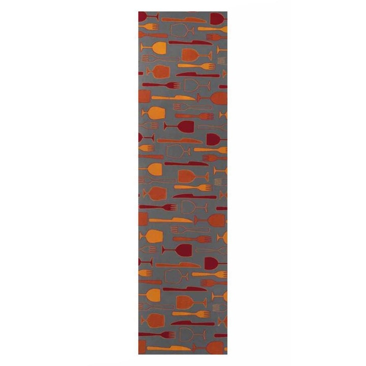 Covor Tip Traversa Bucatarie Poliester CT-131214 67x150 cm