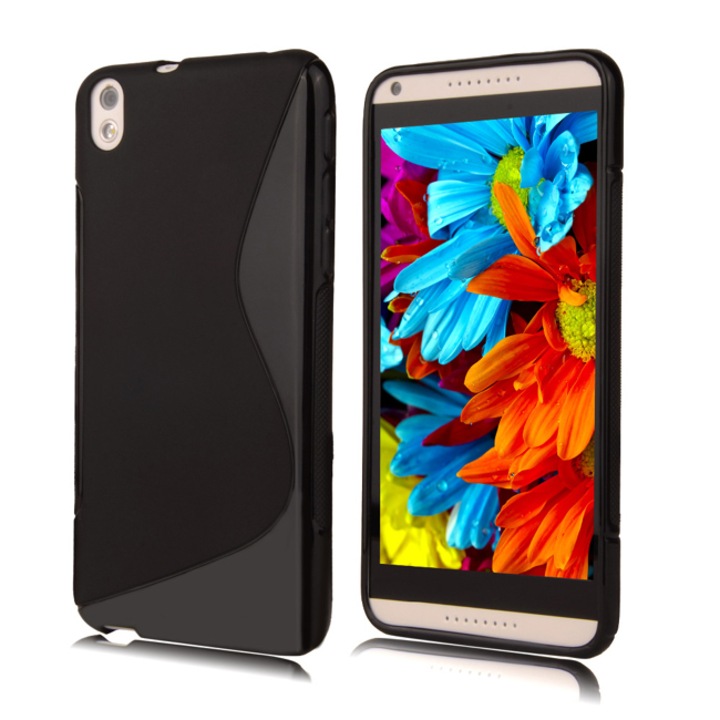 Силиконов гръб VIPCASE S-Line HTC Desire 610, Черен