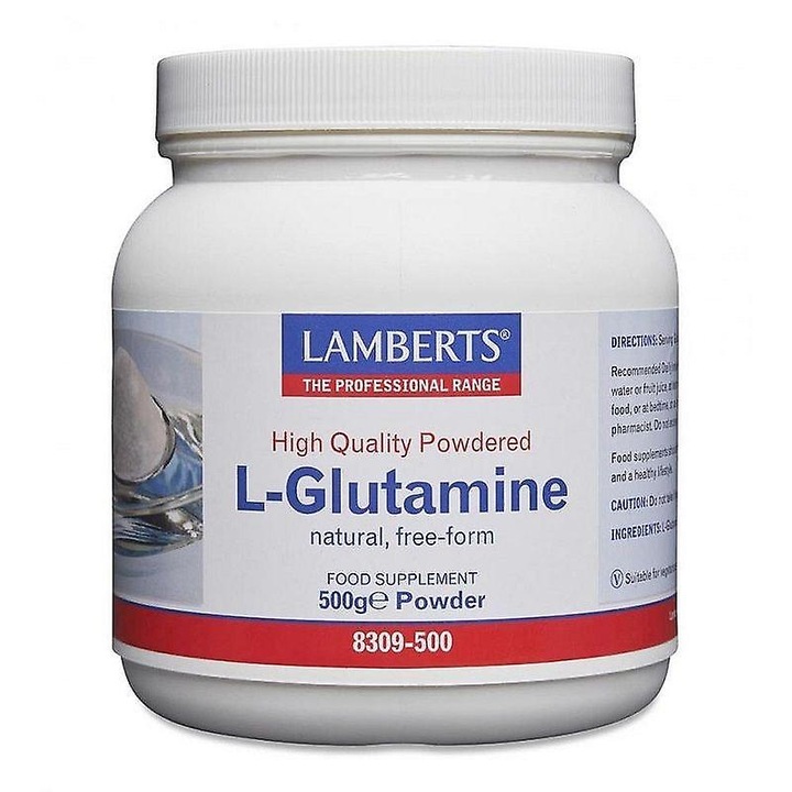 Supliment Lamberts, L-Glutamina, 500g