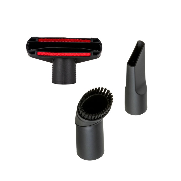 Aspirator RYER MotionPro – Motor puternic 850W - Recipient praf 3L - Cablu lung 9m - Filtru HEPA - Filtreaza 99.99% praf - Sac textile - Tub telescopic din metal - Include 3 accesorii, Negru