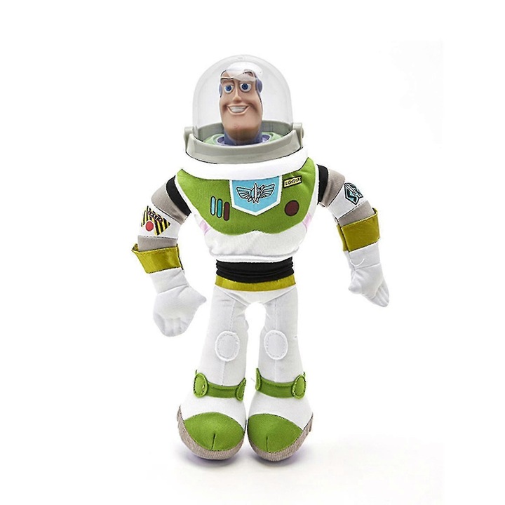 Papusa de plus Buzz Lightyear, jucarie, detalii excelente, dimensiune potrivita, multicolor