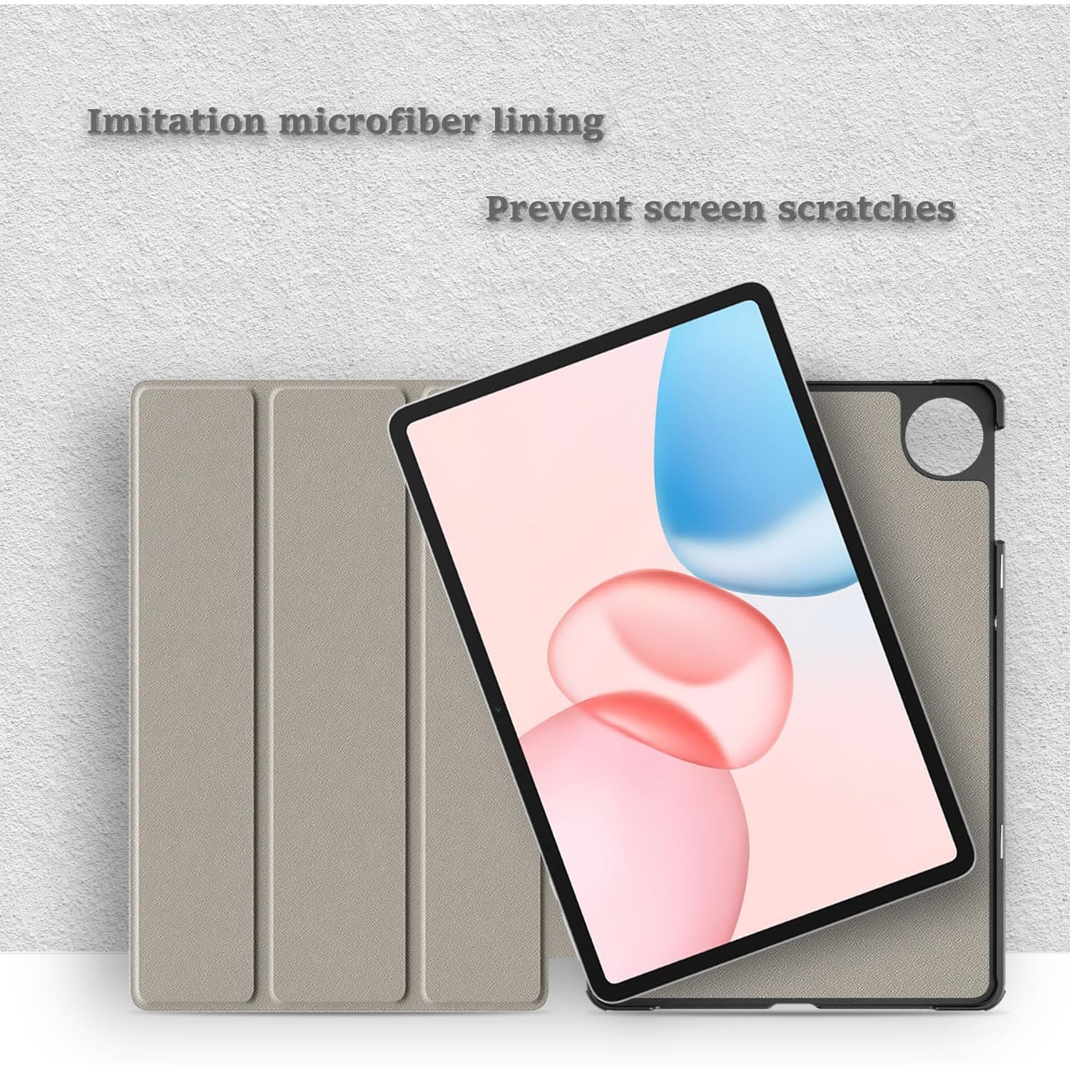 Husa pentru Honor Pad 10 12.1 inch tip stand functie sleep/wake-up si inchidere magnetica, protectie 360 - negru
