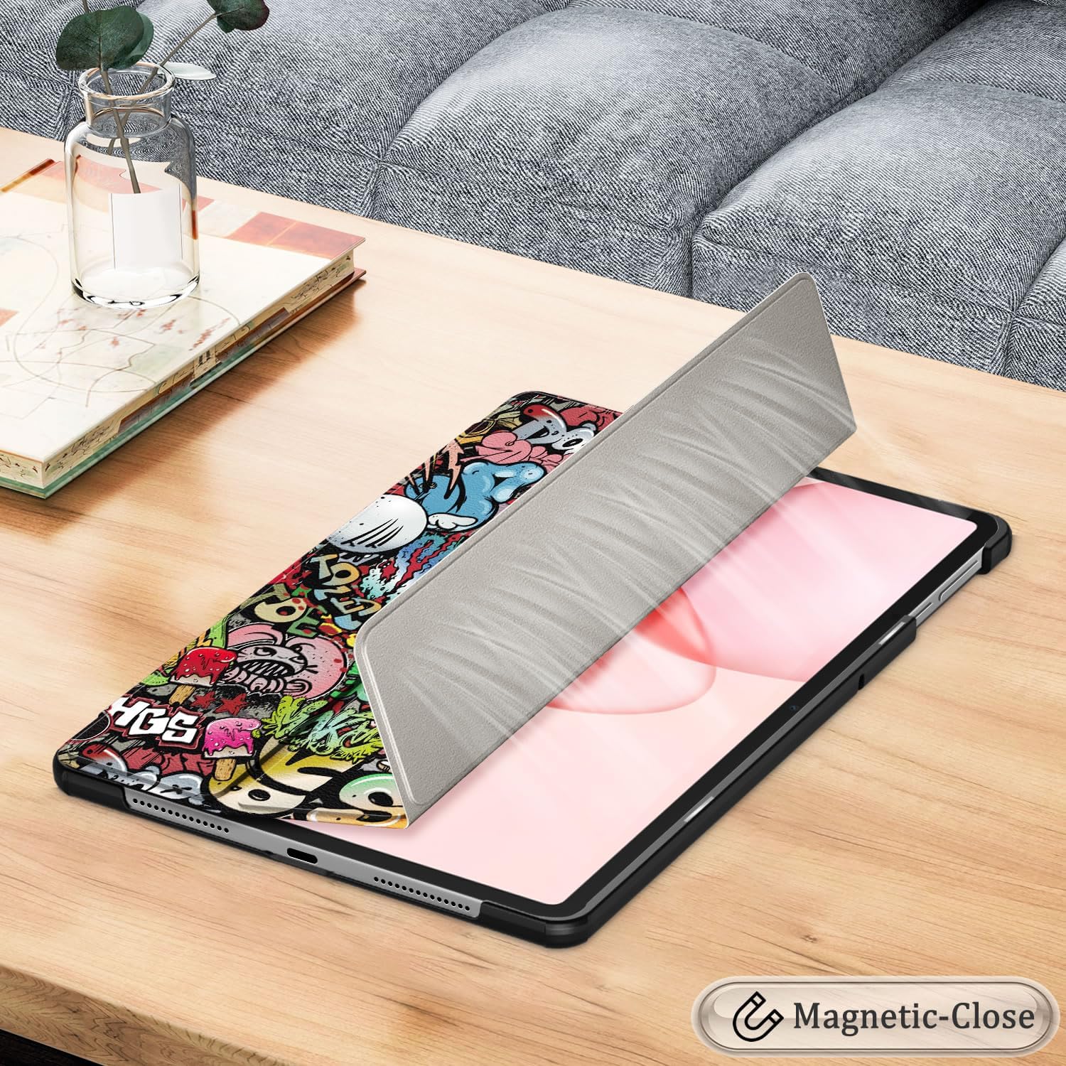 Husa pentru Honor Pad 10 12.1 inch tip stand functie sleep/wake-up si inchidere magnetica, protectie 360 - Urban Vibe