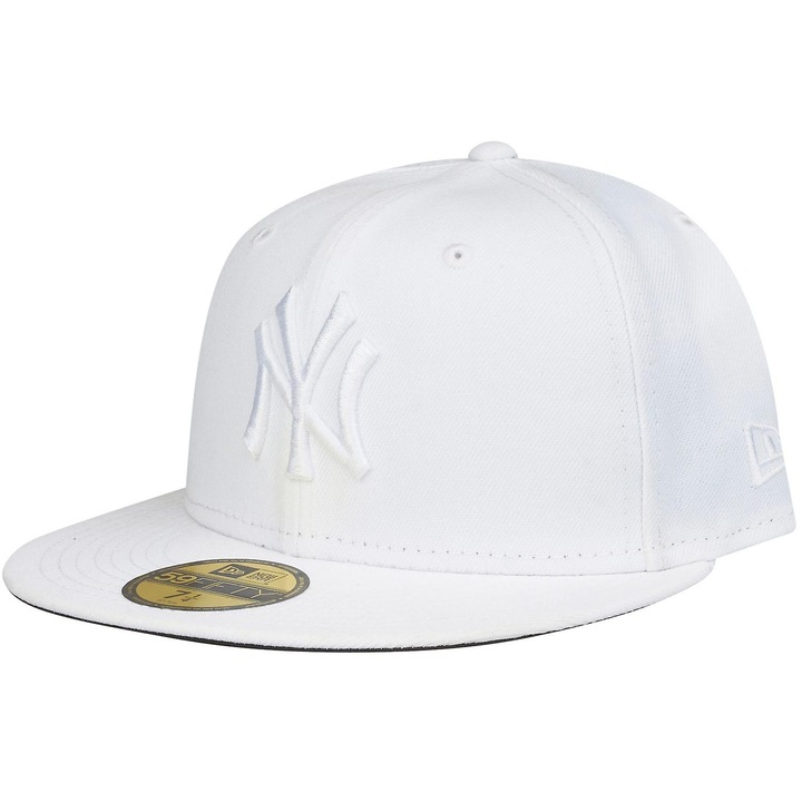New York Yankees Fitted Sapka 7 5/8, fehér, 60,6cm
