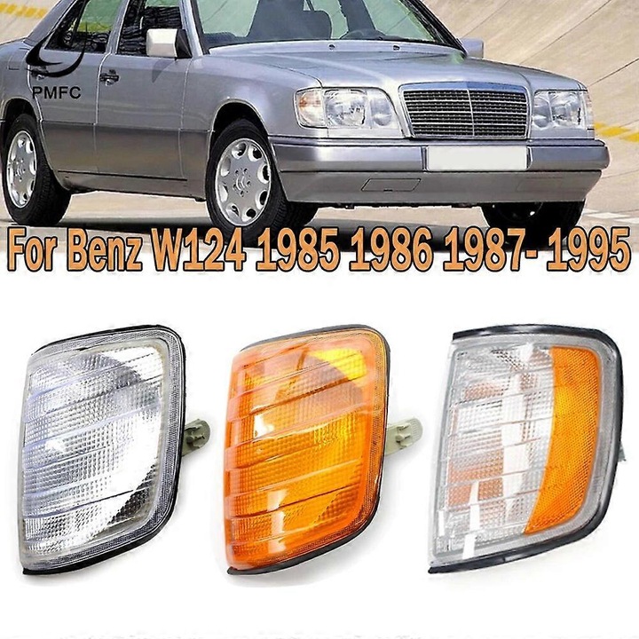 Lampa semnalizare colt pentru Mercedes Benz W124, galben