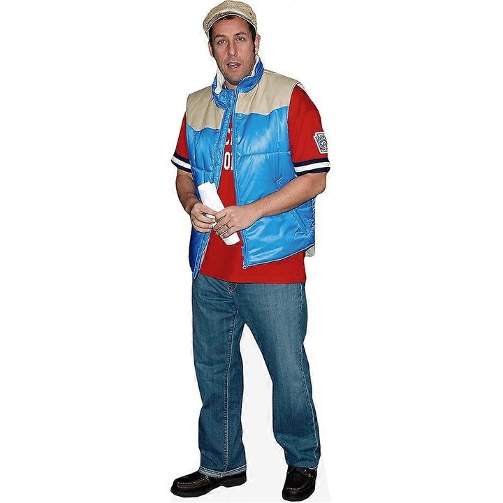 Sandler karton kivágás, többszínű, 190,5 cm