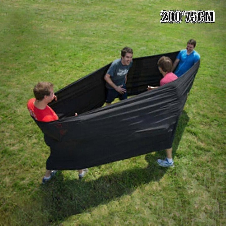 Banda elastica pentru jocuri, 400x75 cm, Negru