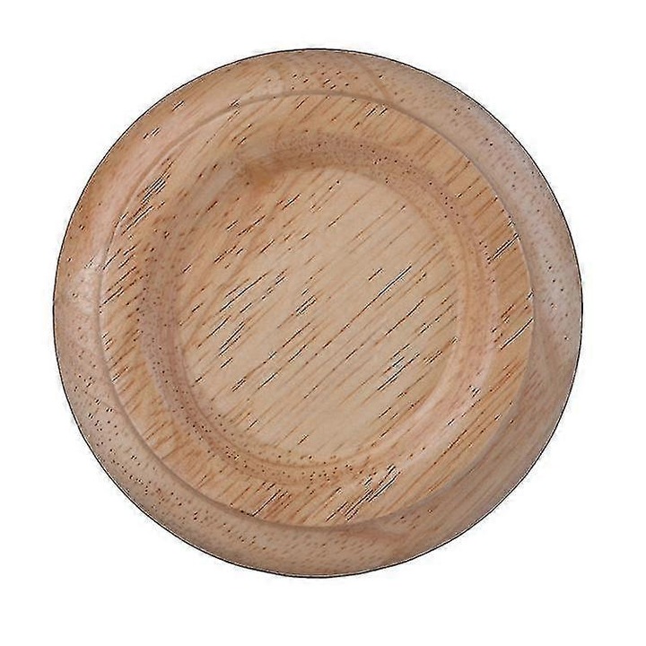 Cupa pentru roti pian vertical, 4 bucati, lemn natural, diametru 10.2cm