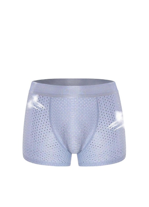 Boxeri pentru barbati, modelator, albastru, nailon, spandex, M INTL
