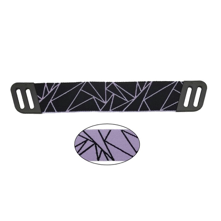 Curea de inlocuire pentru casti G733, negru/violet, 240x39 mm