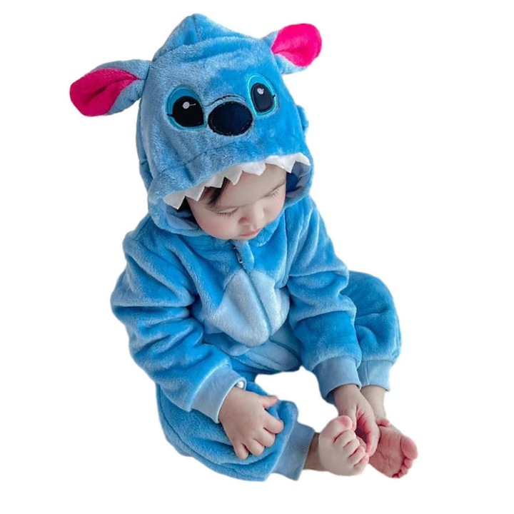 Pijama copii, Albastru, Albastru