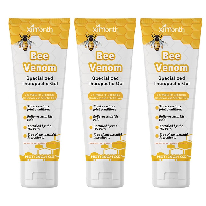 Ximonth méhméreg ízületi ápoló gél, 3 db, könnyen felszívódó