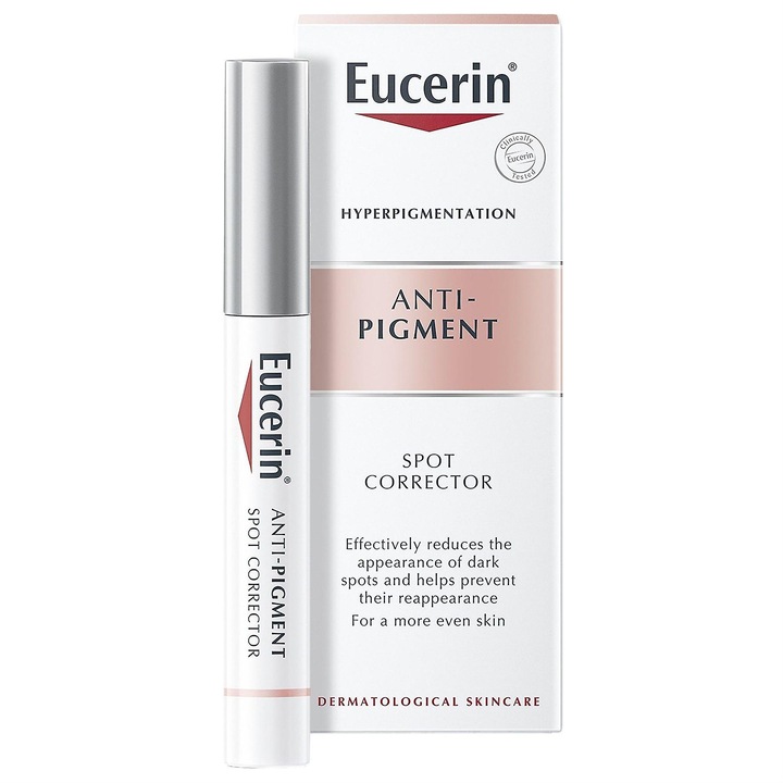 Corector de pete Eucerin Anti-Pigment, 5ml, pentru ten, formula cu B-Resorcinol, utilizare zilnica