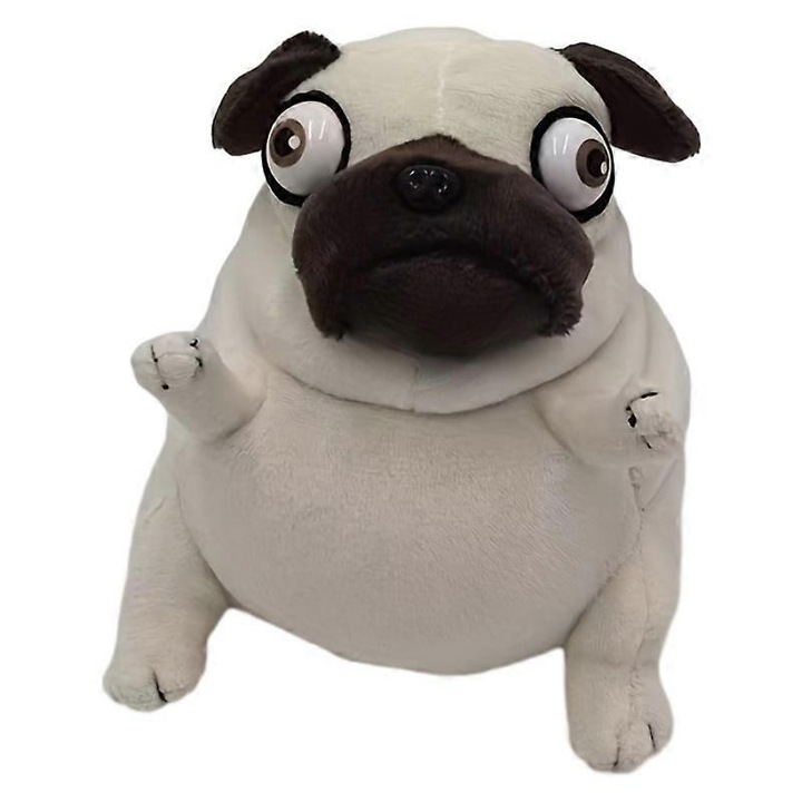 Jucarie de plus caine Pug, tema anime, 14+, 30x45cm