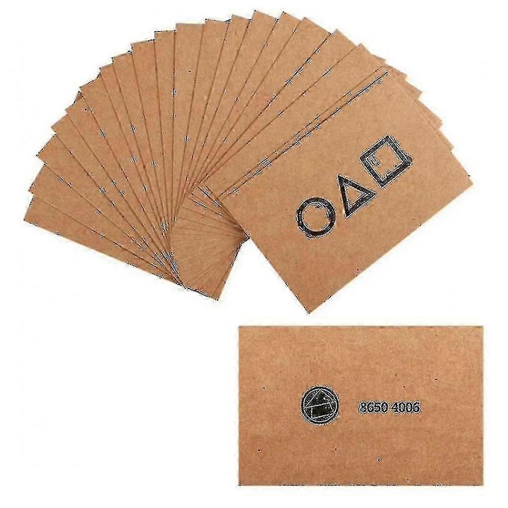 Настолна игра Squid Game, комплект от 30 части, многоцветен