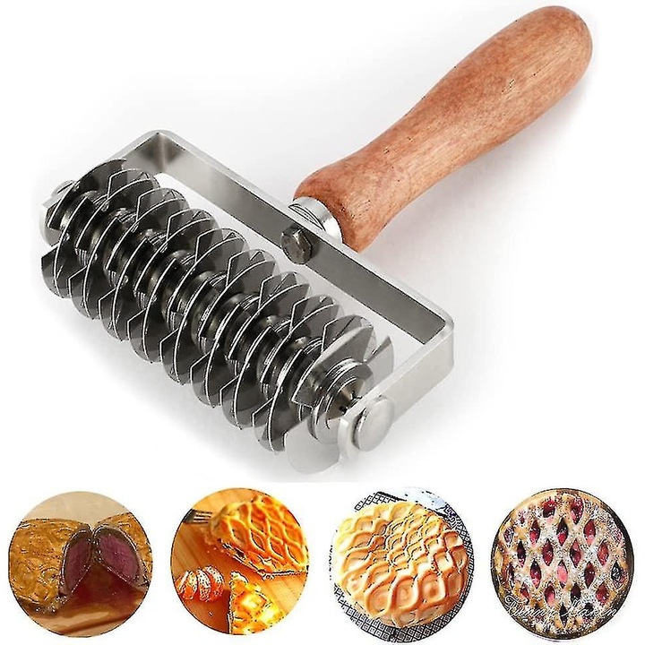 Sucitoare, Pastry Lattice Roller, inox, 304, usor de utilizat