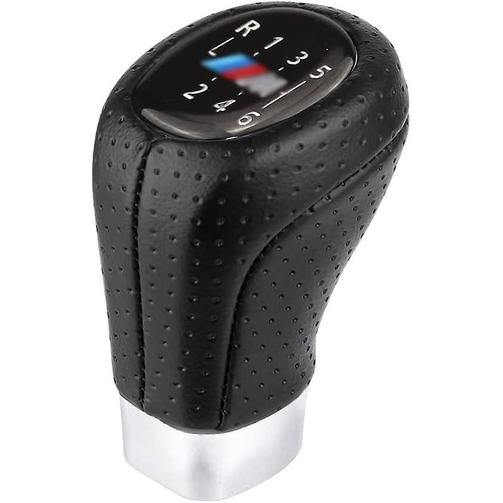 5 sebességes váltógomb, kompatibilis BMW E34 E36 E38 E39 E46 E53 E60 E61 E63 E64 E83 E90 E91 E92 E93 modellekkel, ergonomikus kialakítás, egyszerű telepítés