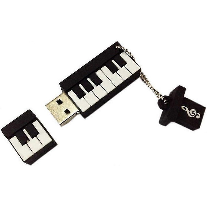 USB pendrive Piano 16, 2.0, többszínű, külső tápellátás nélkül