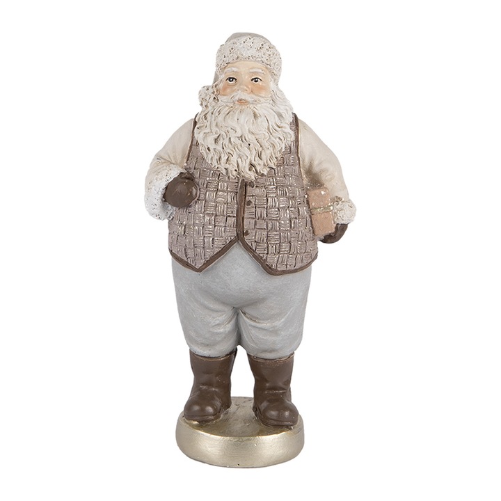 Mikulás figura polirezin 8x6x15 cm