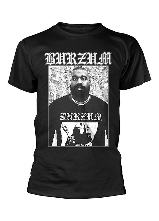 Unisex póló Burzum, Black Metal design, fekete, kiváló minőségű anyag