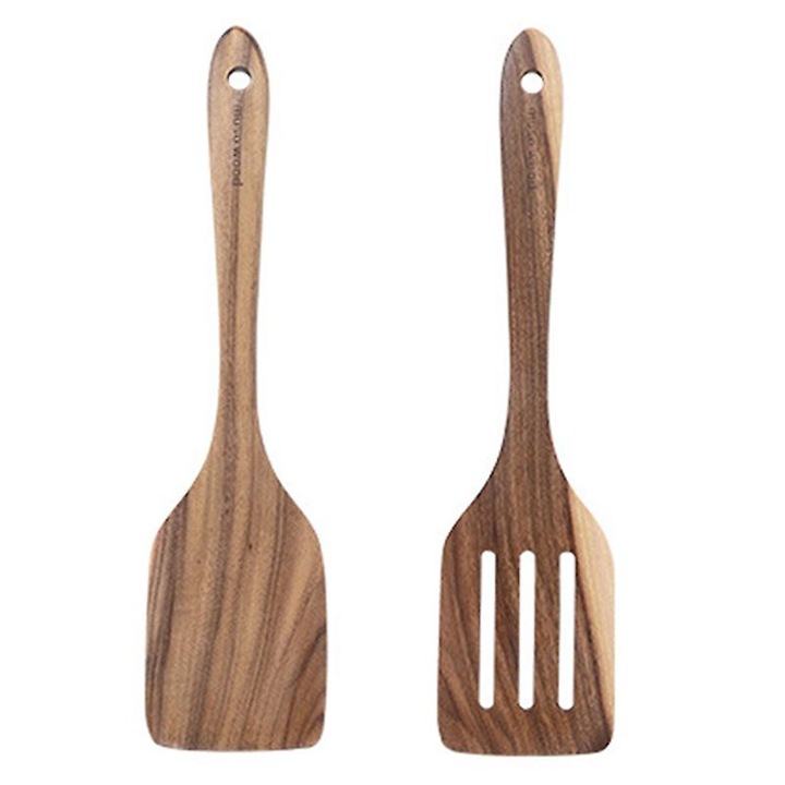 Spatula din lemn, 30.5x7.5cm, culoare lemn
