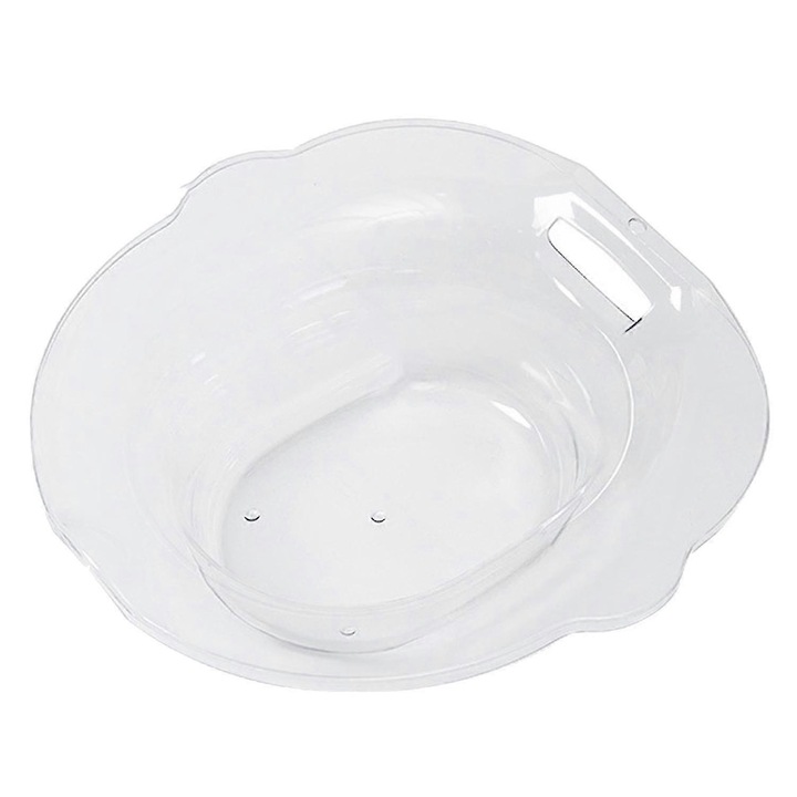 Cada portabila pentru spalare, alb, 40x39x12.5cm