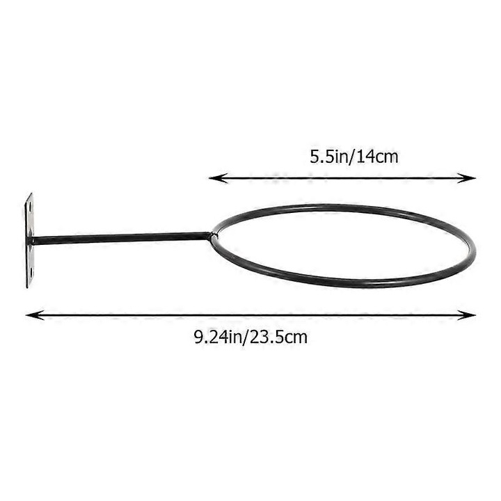 Suport de perete pentru mingi, set 2 buc, metal, organizare sportiva