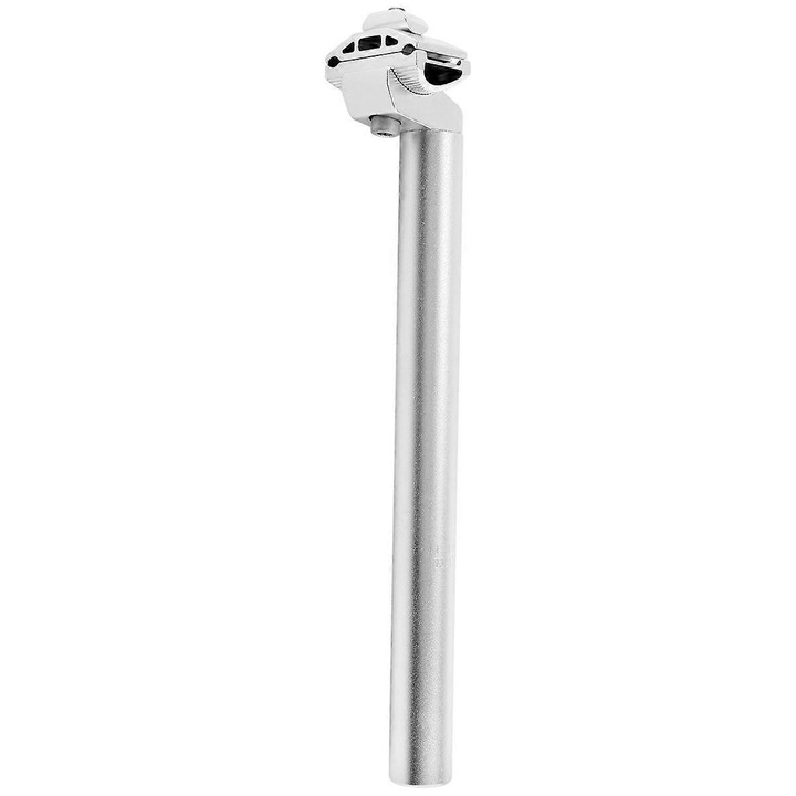 Kerékpár nyeregcső 27.2mm, alumínium, ezüst, 300mm