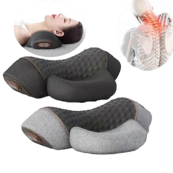 Perna Callixe, set 1 buc, gri/negru, pentru masaj si compresa calda