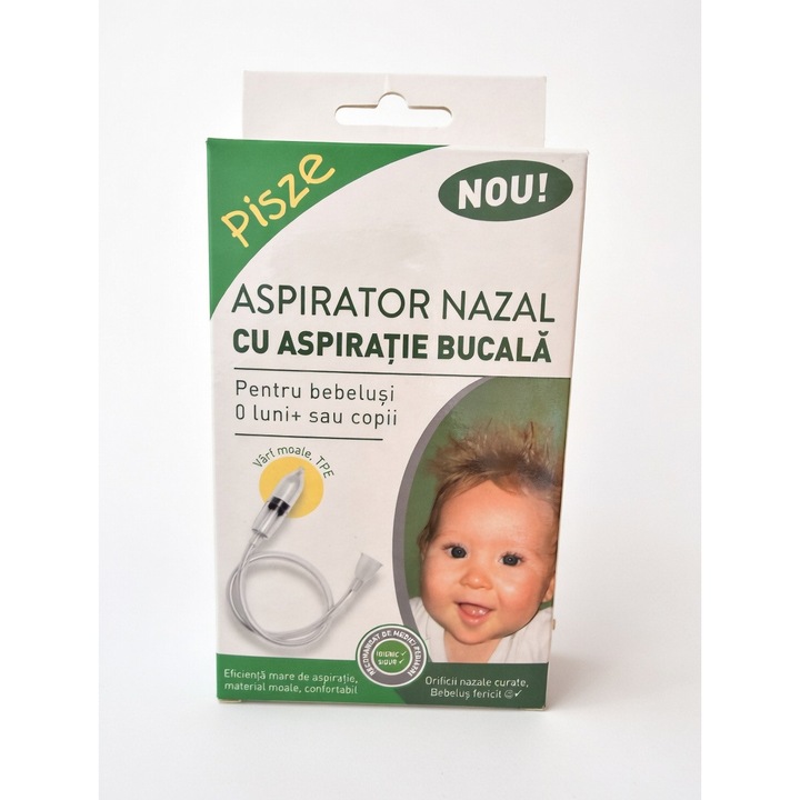 Aspirator nazal, manual, cu aspiratie bucala Pisze