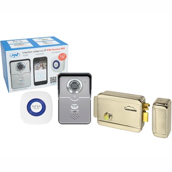 Kit Interfon video cu IP PNI House 900 si Yala electromagnetica SilverCloud YL500 cu butuc Kit Interfon video cu IP PNI House 900 si Yala electromagnetica SilverCloud YL500 cu butuc