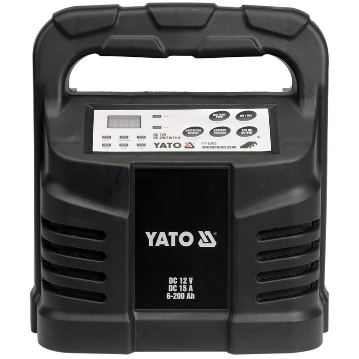Yato YT-8303 Elektronikus akkumulátor töltő 15A