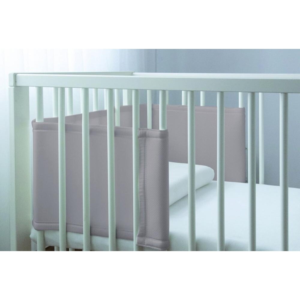 Set laterale cu aerisire pentru patut Bump Air Grey 360 cm