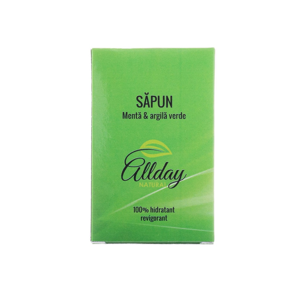 Sapun menta & argila verde, 100 g