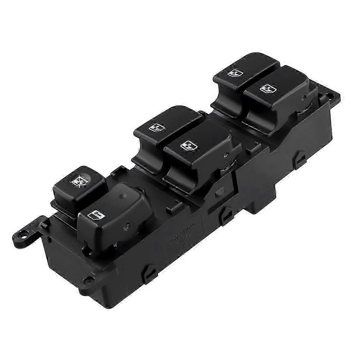 Bal oldali ablakemelő kapcsoló Carens 2007-2012-hez, fekete, 93571-1D200, ABS anyag