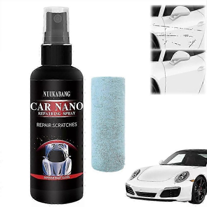 Autó tisztító spray, 100ml, többfunkciós, magas védelemmel, minden felületre