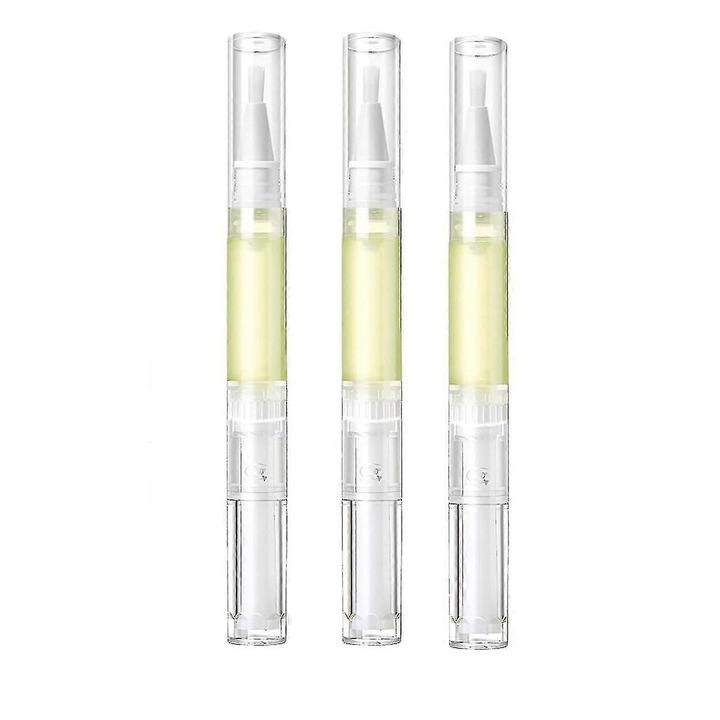 Set de 3 Pixuri cu Ulei pentru Unghii/cuticule, Intaritor, 2 ml, Portabil