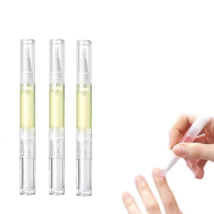 Set de 3 Pixuri cu Ulei pentru Unghii, Radiant Oil, 2 ml, Fortifiant, Ulei pentru Cuticule