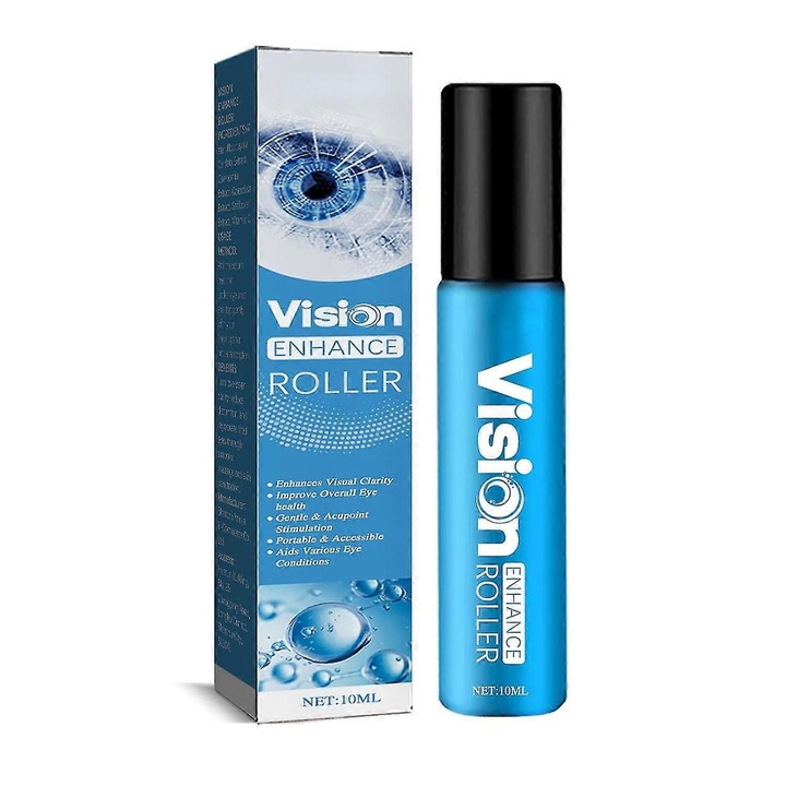 Roller pentru imbunatatirea vederii, compact, tehnologie de masaj, relaxare oculara, 1 buc.