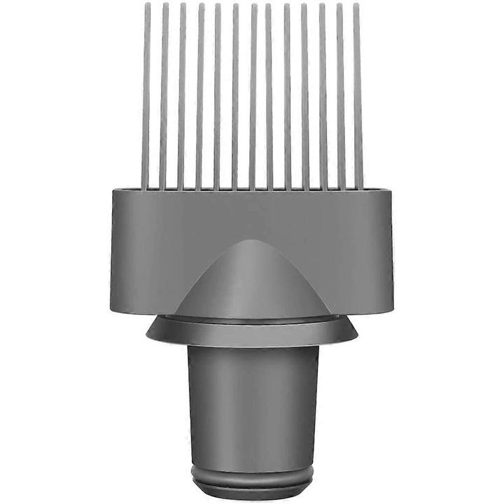 Accesoriu pentru styling par, atasament pieptene cu dinti largi, pentru uscator Supersonic, pentru par cret